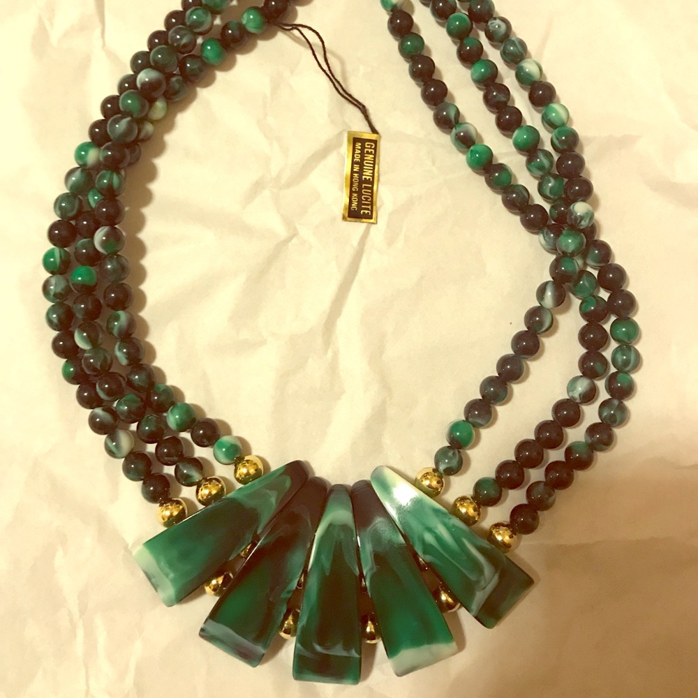 NEW Emerald Statement Necklace❤️